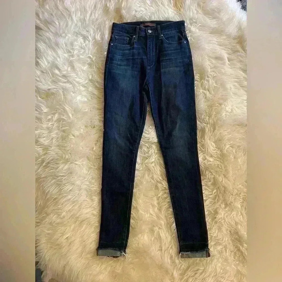 Joe’s Jeans High-Rise Skinny Jeans Dark Wash Sz 26 - Picture 2 of 5